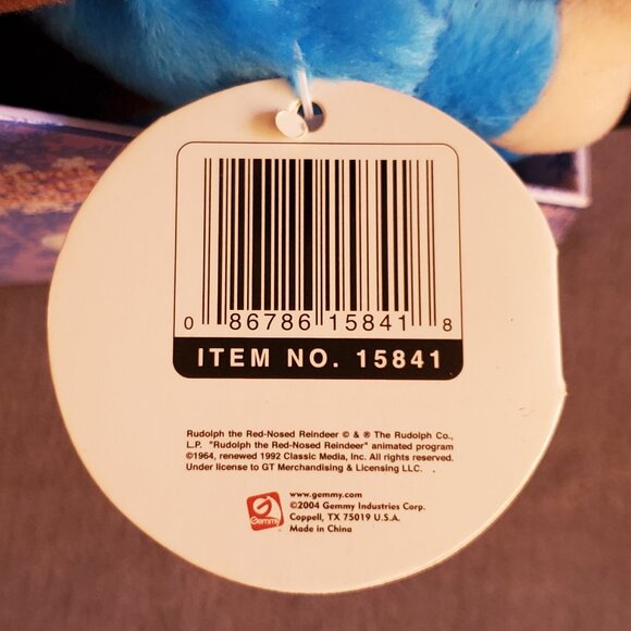 Gemmy Yukon Cornelius Plush of Rudolph The Red Nose Reindeer Animated Sings - Picture 6 of 6
